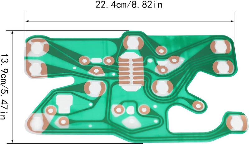 gradora Printed Circuit Board Replacement for 1977-1982 Cor-Vette C3 Center Gauge Cluster 602505 - Image 4